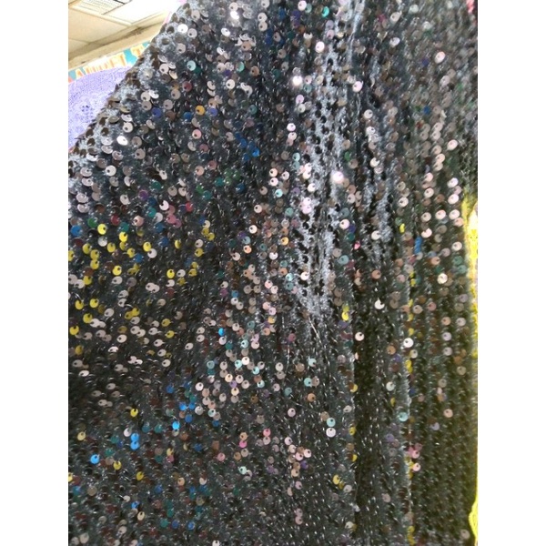 bahan/kain sequin gradasi