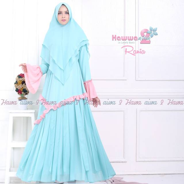 Rania Set Syari Original BY Hawwaaiwa Hawwa Aiwa