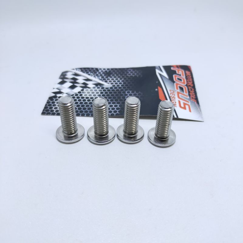 Baut Disc Cakram Piringan Honda Yamaha Suzuki Kawasaki Universal Probolt Stainless Steel 1set 4biji