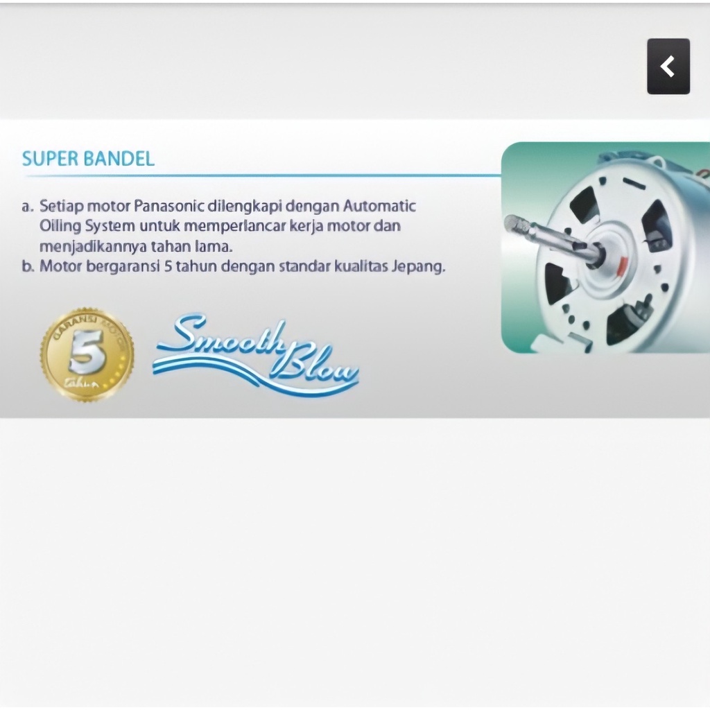 Panasonic Kipas Angin Berdiri / Stand Fan F-EP405 panasonic 405