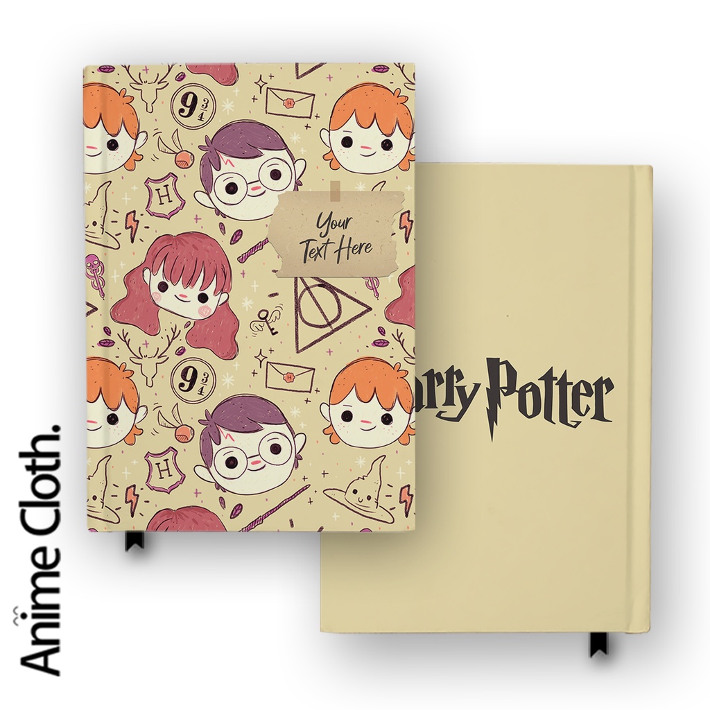 

Buku Catatan Notebook Anime Harry Potter Potter Weasley Granger Custom Jurnal Agenda Diary Hardcover Aesthetic A6 A5
