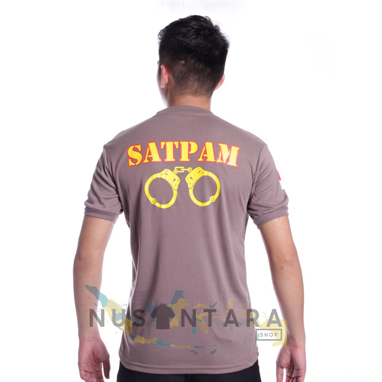 Kaos Satpam Kaos Security Kerah Standard Gada Pratama Satpam Sekuriti Borgol Terbaru