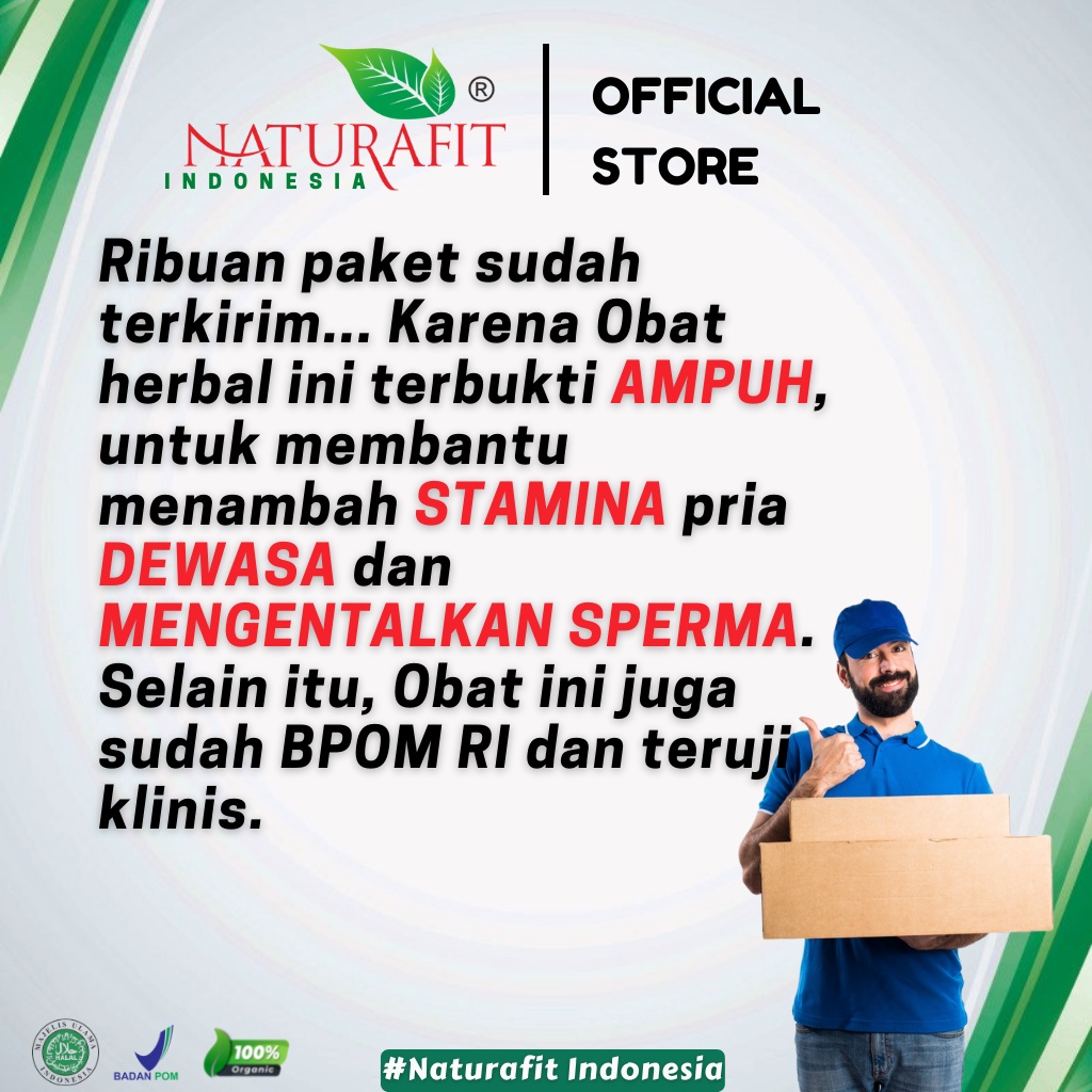 Vitalion Original Obat Herbal Stamina Pria, Meningkatkan Kualitas Sperma, Ejakulasi Dini, Lemah Syahwat, Promil, Menyuburkan Sperma Pria, Mempercepat Program Hamil, isi 60 kapsul Naturafit BPOM-4