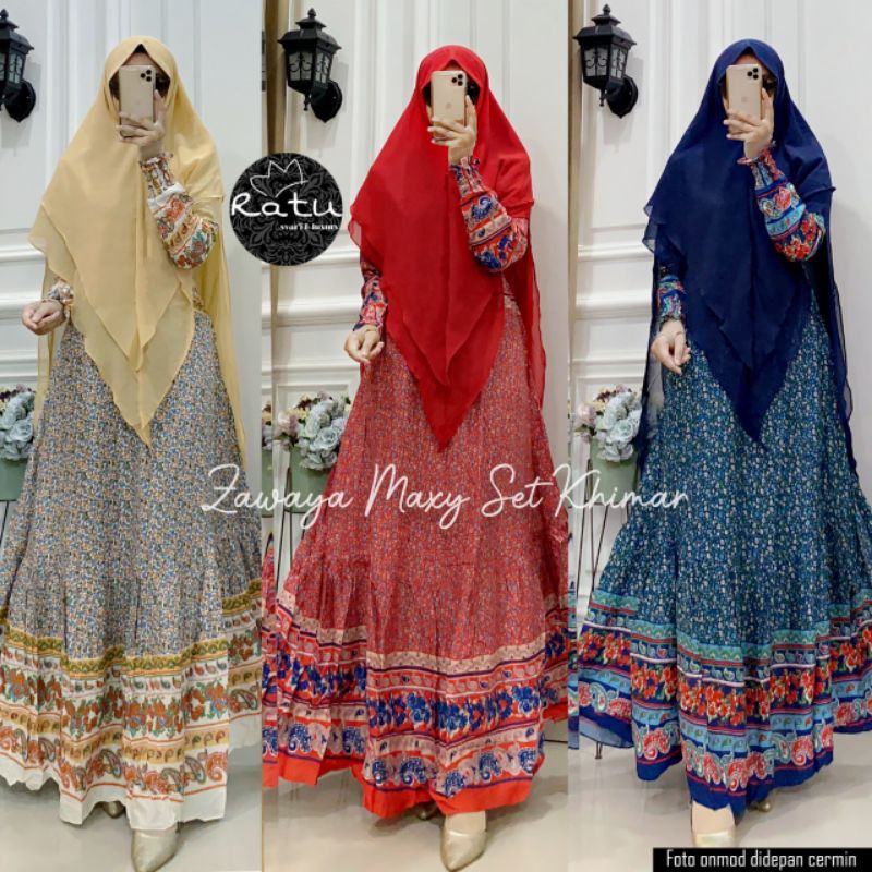 ZAWAYA SET ORI RATU / SYARI TERMURAH