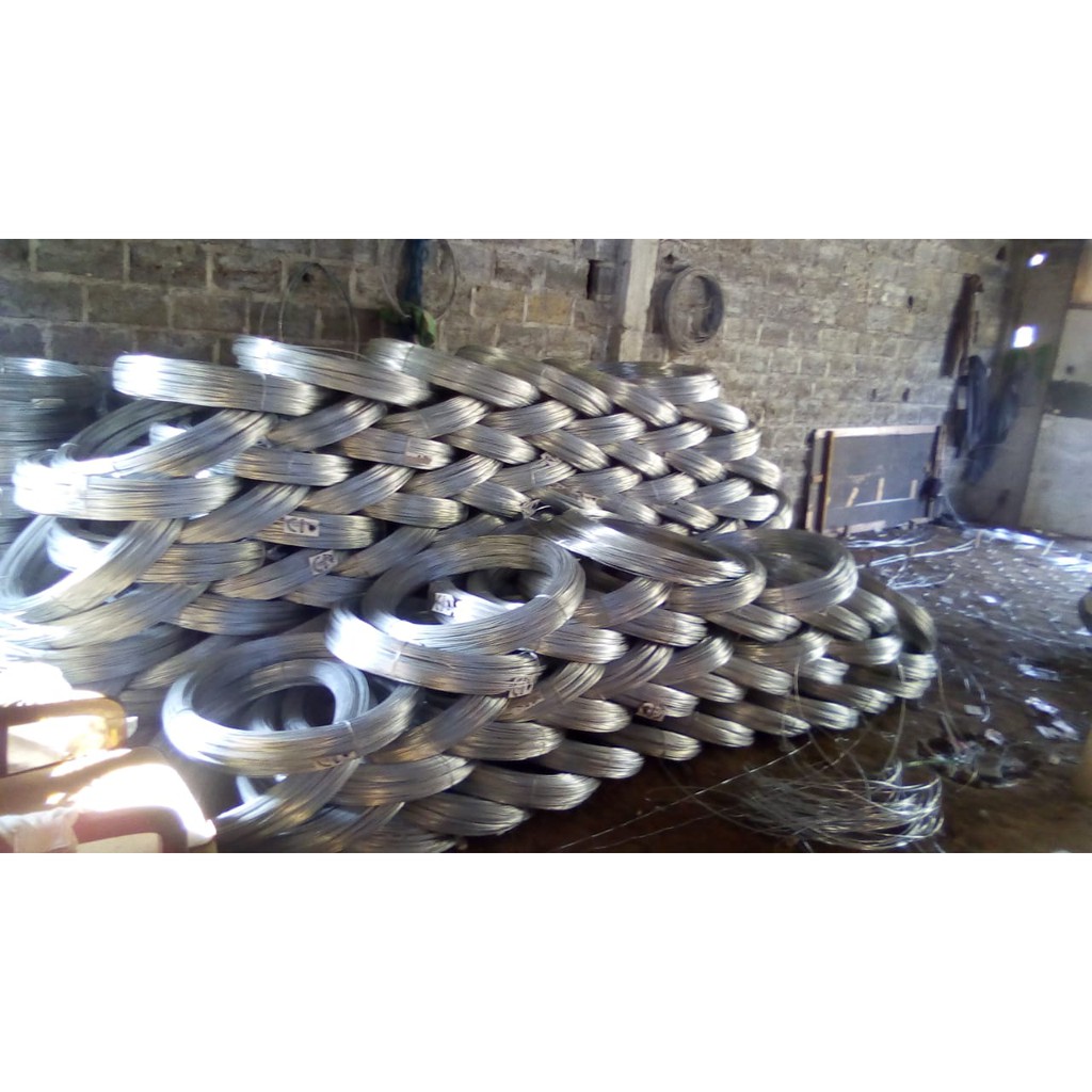 Kawat Galvanis BWG 14 = 2,1 mm ( Import) Panjang per kg ± 36 m