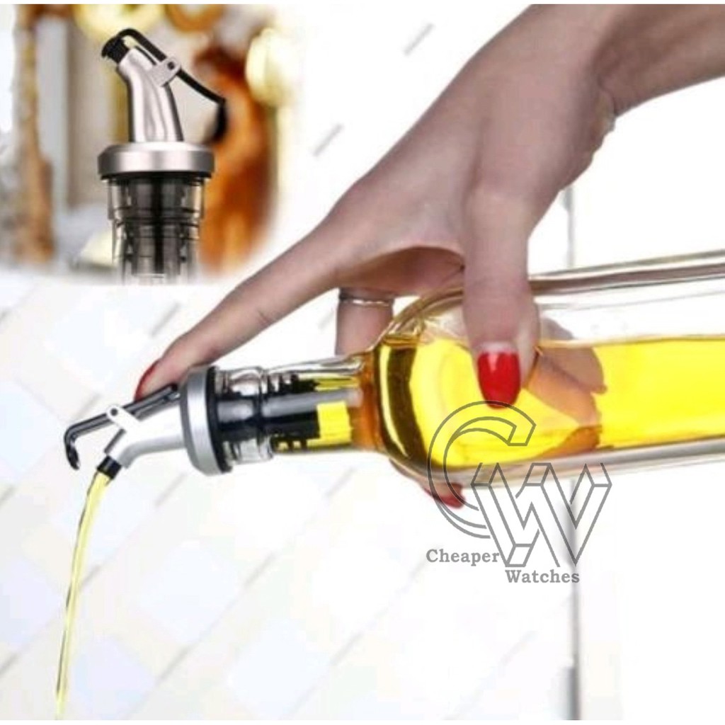 Cheaper-Tutupan Botol Minyak Goreng Syrup Wine Dispenser Spirit Bottle Pourer