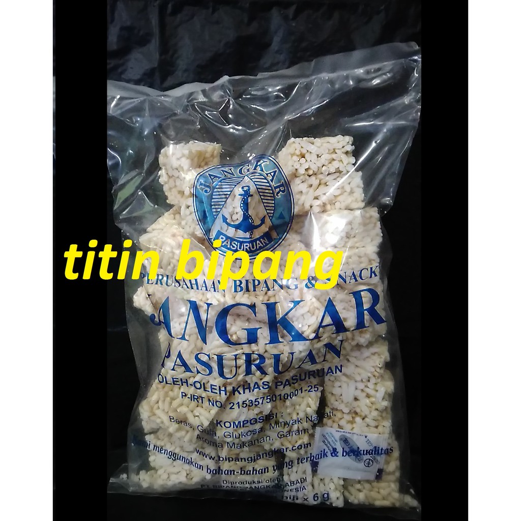 

Bipang jangkar ASLI PASURUAN ORIGINAL- jajan jipang - FREE BOX KARTON-camilan makan enak tradisional