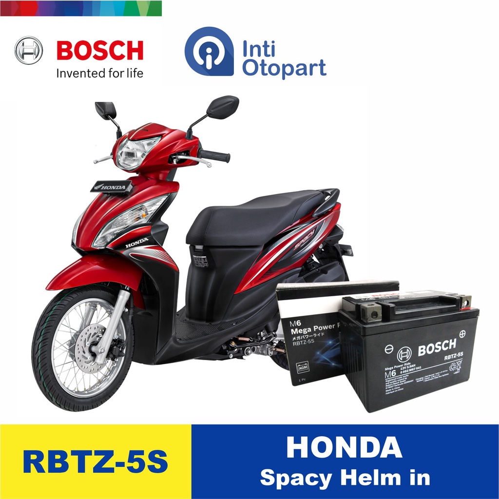 Jual Accu Aki RBTZ-5S Motor Spacy Helm In ORIGINAL BOSCH | Shopee Indonesia