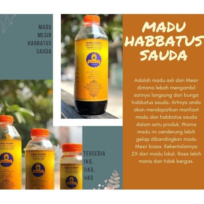 

[COD] KING HONEY - Madu Mesir Habbatus Sauda - 1Kg [COD]