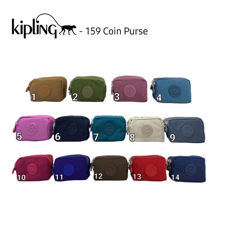 5Z4 FS Dompet koin kipling kecil 3 sleting import 159