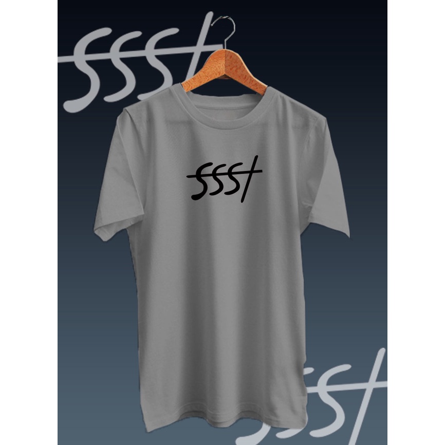 KAOS DISTRO PRIA&quot;SSST TENGAH&quot;cotton combed 30s