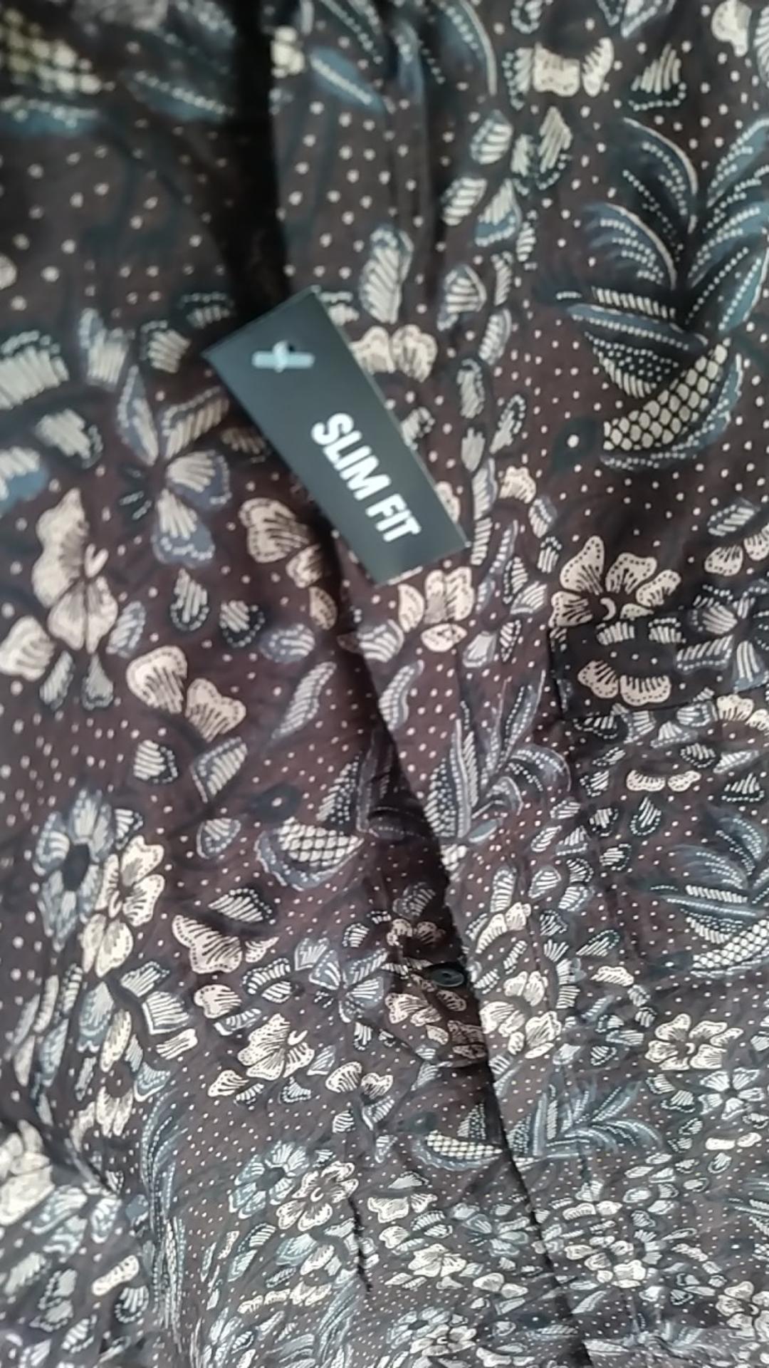 Batik Slimfit Pria Lengan Panjang Baju Batik Pria Modern