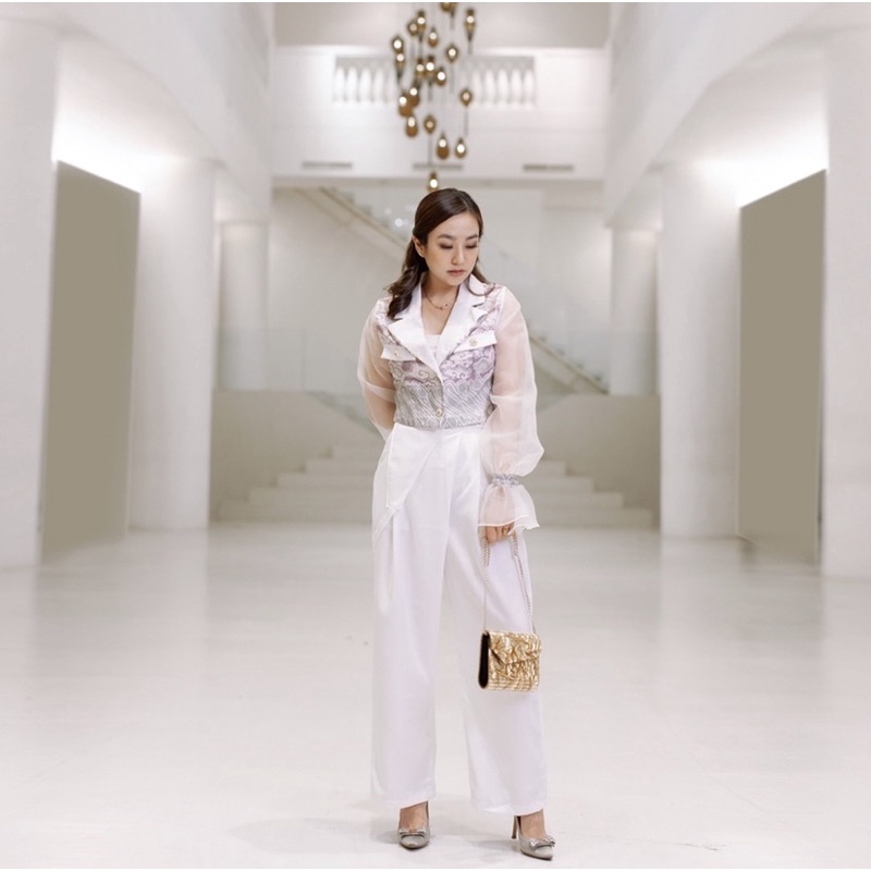 camelia pants melvee batik celana panjang celana putih