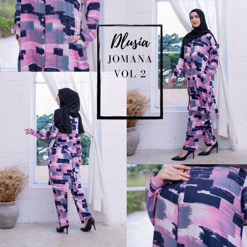 Set Rayon DLUSIA JOMANA Baju setelan rayon