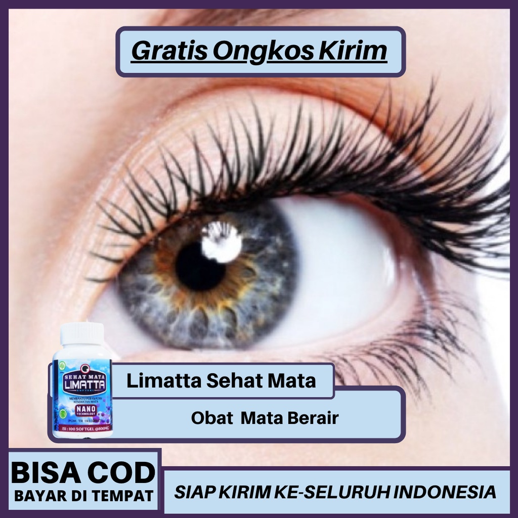 Limatta Sehat Mata Obat Mata Berair, Mata Minus, Sakit Mata, Mata Perih