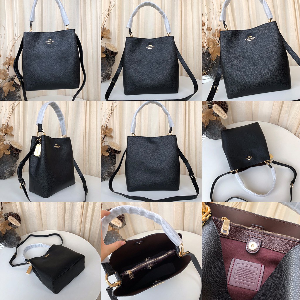 TAS WANITA WOMEN CH TOWN BUCKET BAG IN SIGNATURE CANVAS 91122 91512