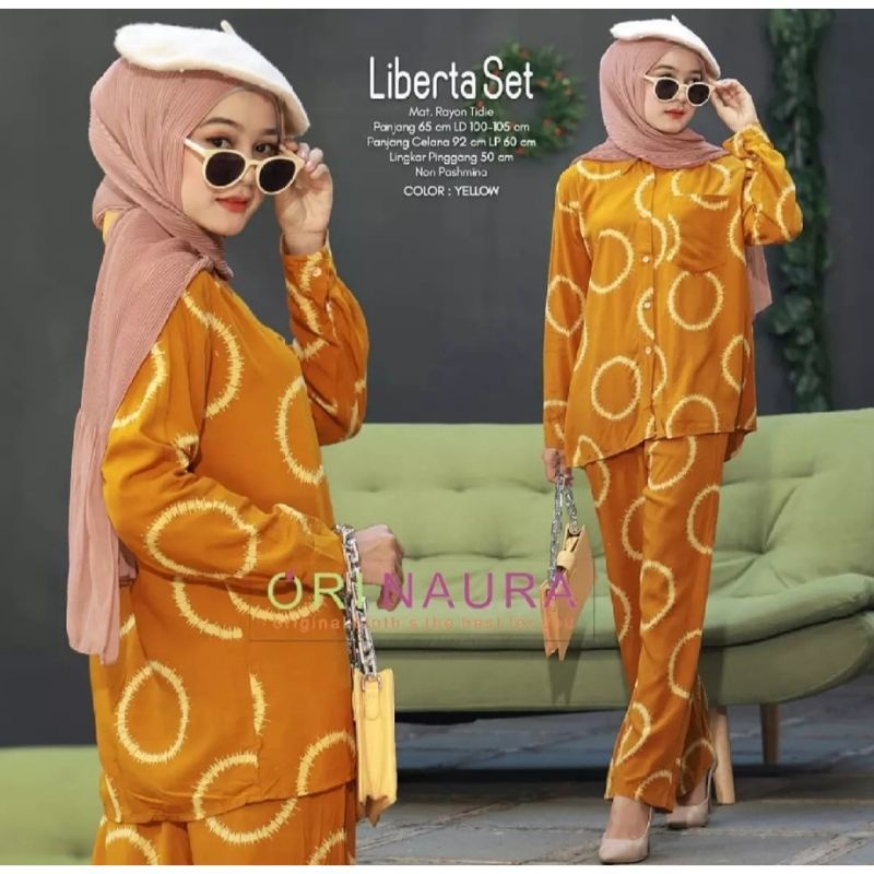 ONE SET TUNIK BAHAN RAYON BATIK SABLON LENGAN PANJANG ATAS KERAH TALI SAMPING HARGA NYAMAN DIKANTONG