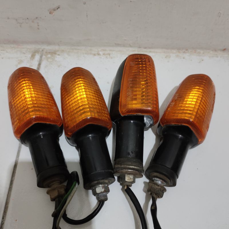 lampu sein reteng set Honda megapro lama hiu Tiger lama Tiger 2000 original