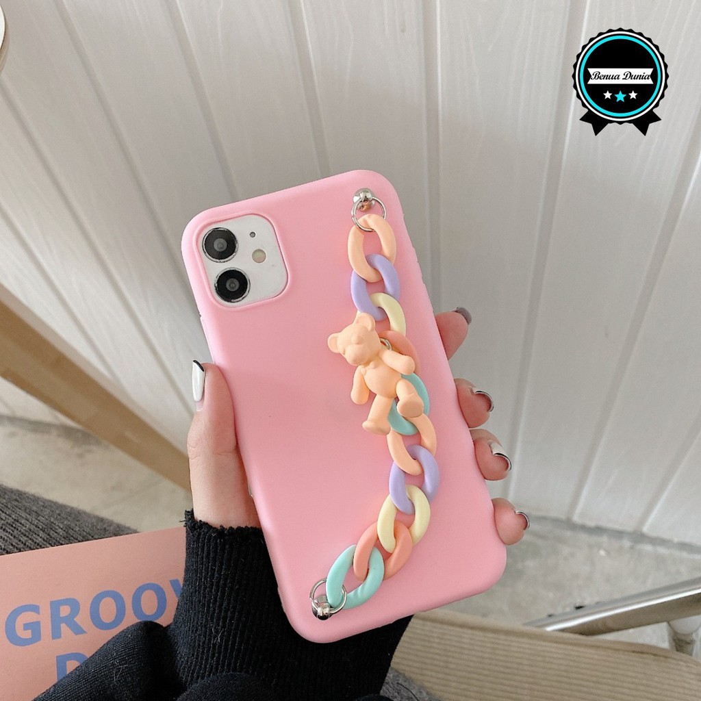 CASE SOFTCASE CANDY GELANG RANTAI REALME 6 PRO C17 7i 7 NARZO 20 PRO BD1655