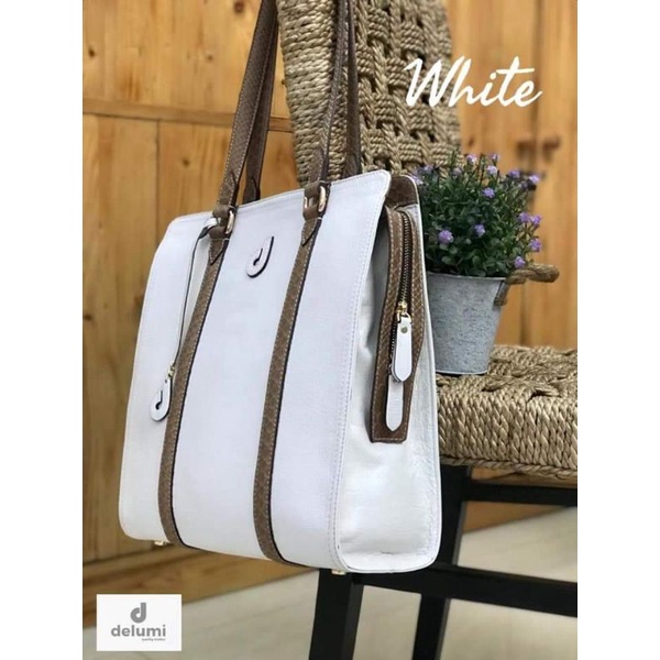 Milan tote Delumi leather
