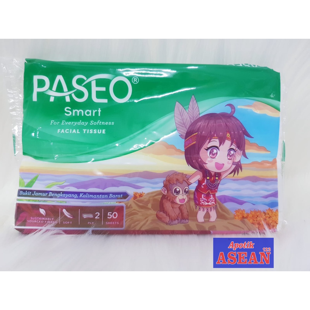 TISSUE PASEO SMART FES KARAKTER ISI 50 SHEETS