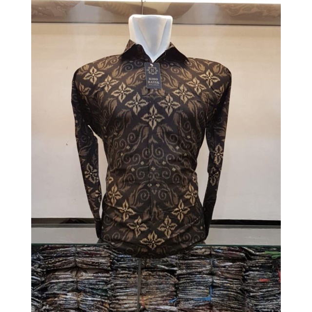 Baju Batik Jumbo Pria M. L. XL. XXL. L3. L4. L5 KEMEJA BATIK LENGAN PANJANG MODEL TERBARU KATUN PRIMA MOTIF MURAH MERIAH Batik Pria Kantor Pesta Murah Katun Motif Modern