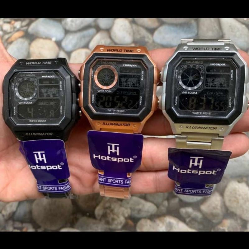 jam tangan hotspot pria wanita [unisex]