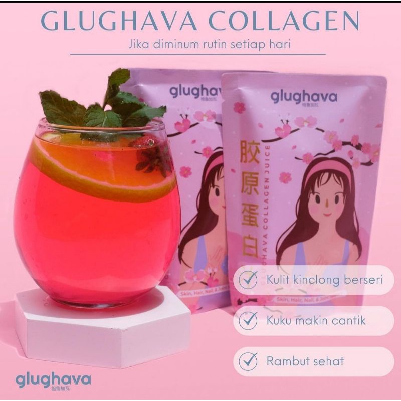 GLUGHAVA COLLAGEN DRINK JUICE