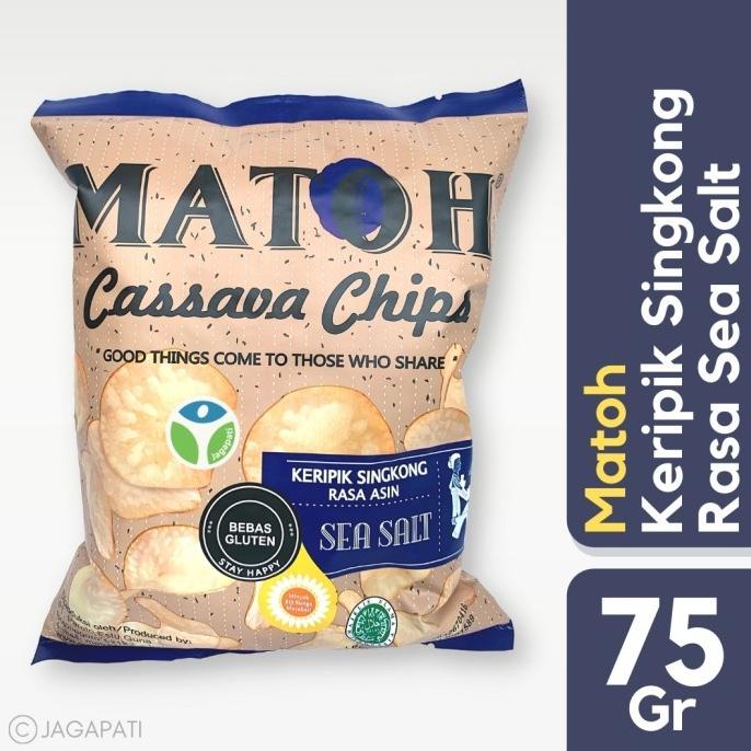 

Matoh - Sea Salt - Keripik Singkong Asin 75gr - No MSG & Gluten