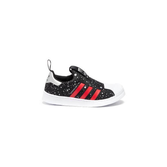 ADIDAS SUPERSTAR 360 KIDS BLACK /DOT WHITE