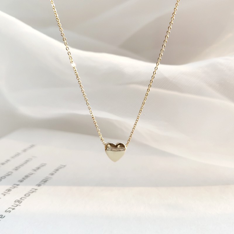 Necklace Accessories Korea Love Heart-shaped Clavicle Chain Personality Simple