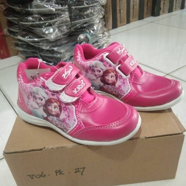 Sepatu anak Sepatu Sekolah TK PAUD Sepatu perempuan Frozen