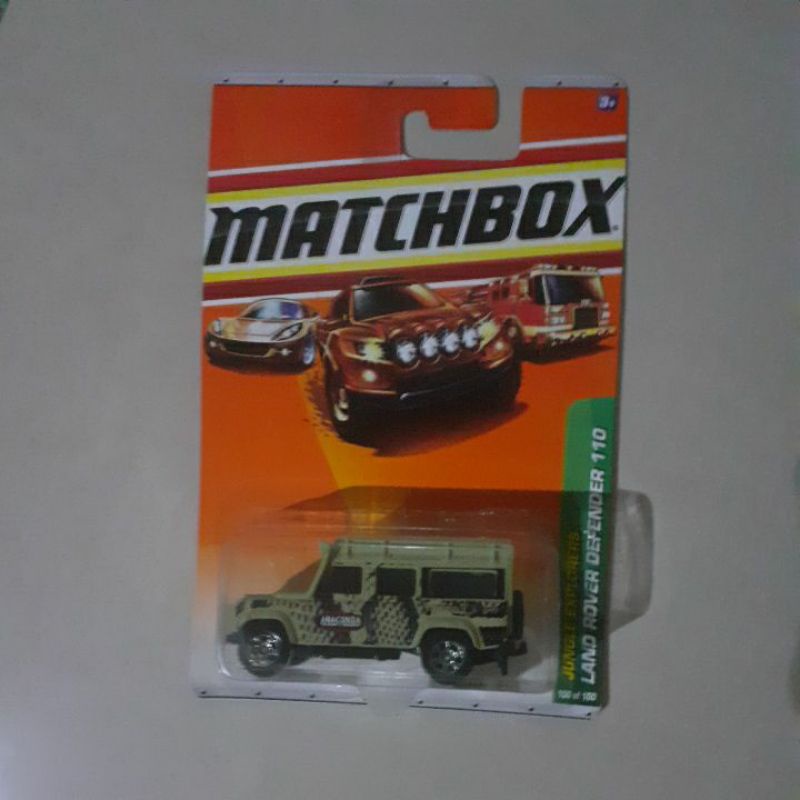 Matchbox Land Rover Defender 110  Jungle Explorers Anaconda