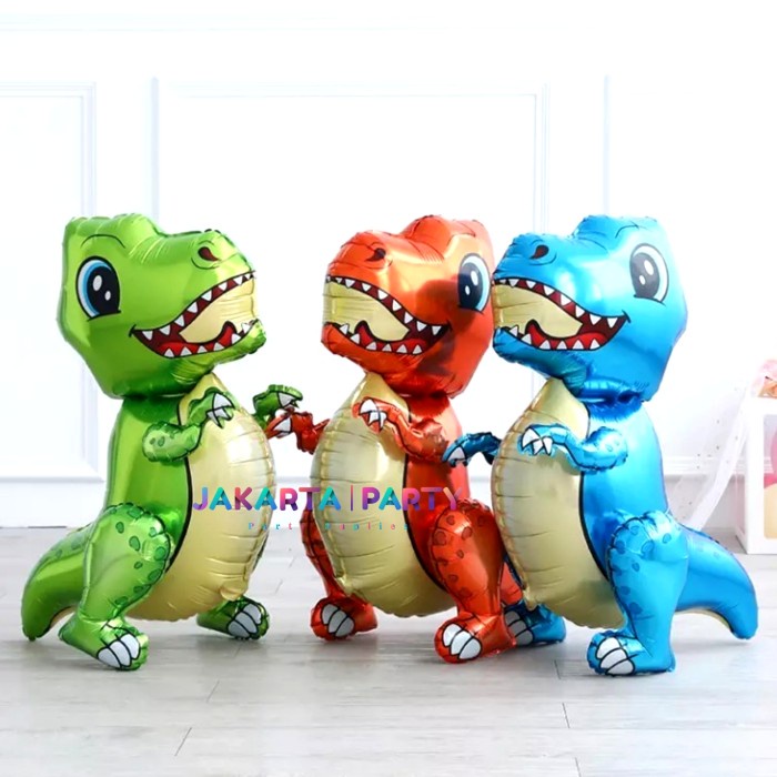 Balon Foil Tyrannosaurus 4D / Balon Dino 4D / Balon Foil Tyrex 4D