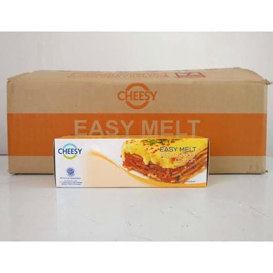 

(BISA COD) CHEESY Easymelt Cheese Keju Mudah Leleh Easy Melt Cheesy 500 gr Repack OBRAL Kode 1030