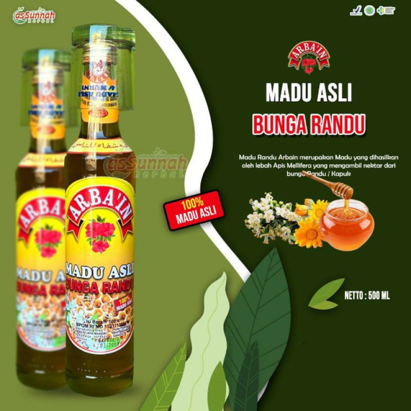 

Madu Asli Bunga Randu Arba'in