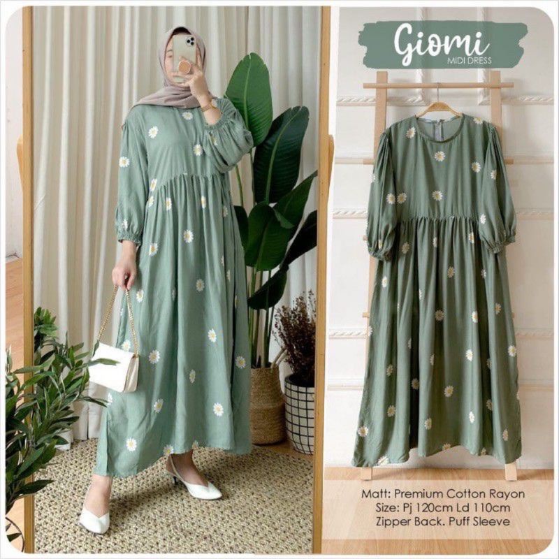 GIOMI MIDI DRESS MAXY RAYON VISCOSE