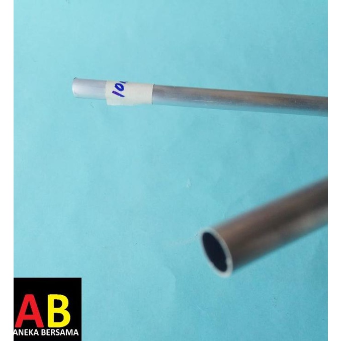 Pipa Bulat Aluminium 10mm Tebal 0.5mm HEMAT