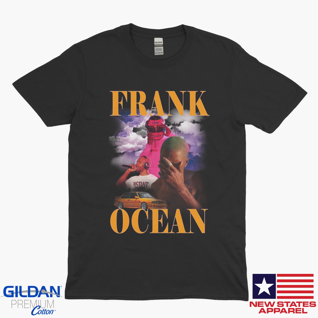 FRANK OCEAN rap tee / homage t-shirt kaos homage 90an