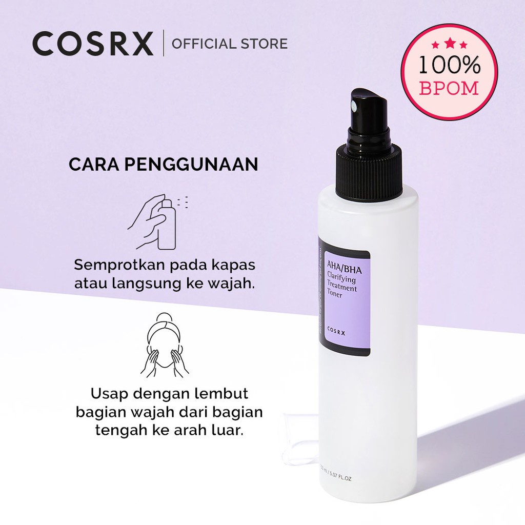 COSRX - AHA BHA Clarifying Treatment Toner 150ml 100% ORI KOREA