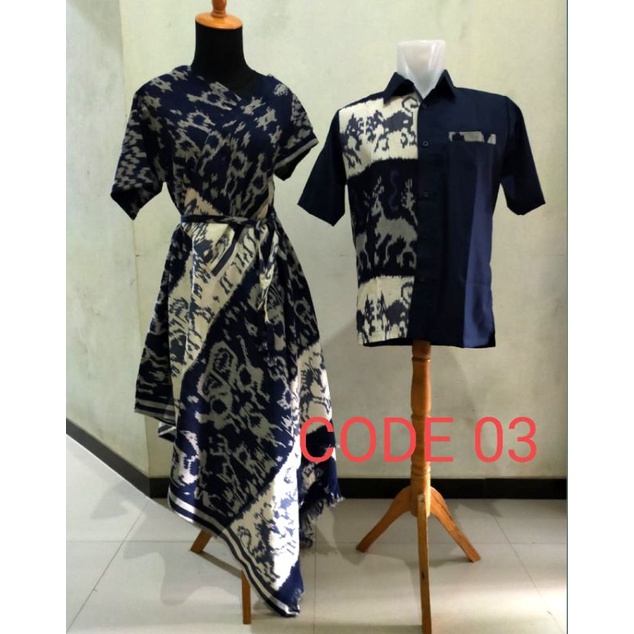 READY STOK baju tenun couple - baju kondangan - tenun couple - set couple - baju tenun wanita - outer wear - outer tenun - outer etnik - baju tenun - baju kondangan - couple tenun - tenun ethnic - set couple tenun - tenun murah - BAJU TENUN SENA DRESS 05