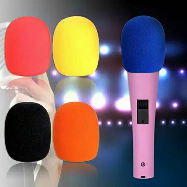 Busa mic busa pelindung mikrofon Busa penutup microphone Cover Mic kualitas baik dan tebal