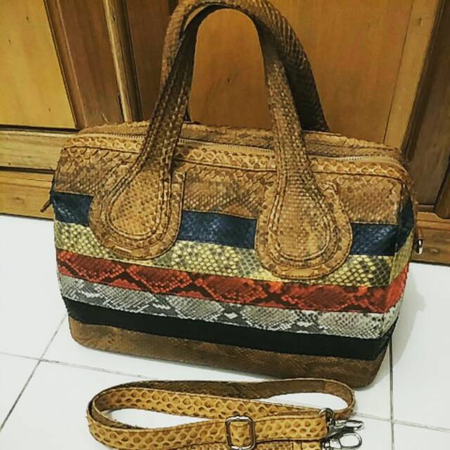 Tas ular phyton kombinasi