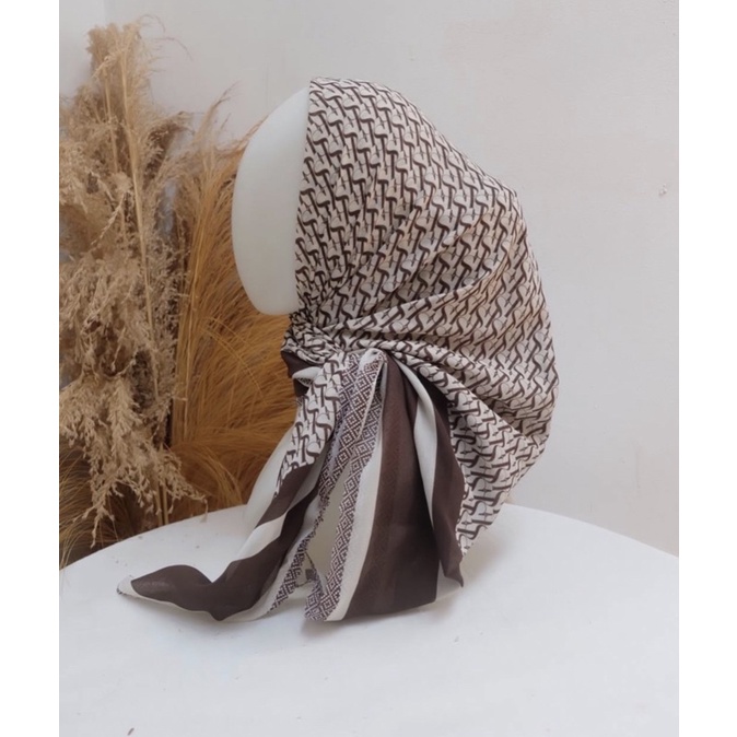 Jilbab voal Segiempat/voal printing/voal motif/segiempat motif/hijab voal motif/hijab motif/hijab segiempat motif/voal printing-G100