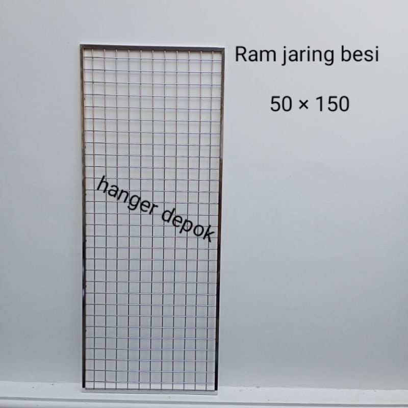 Ram jaring besi stainles stell 50cm × 150cm