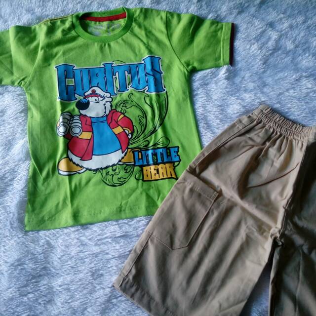 Stelan cubitus ukuran 4 tahun/baju anak laki2/baju branded/stelan lucu/stelananak keren