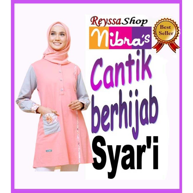  BAJU  BLOUSE  ATASAN SYARI WANITA MUSLIM NIBRAS ALNITA AA 50 