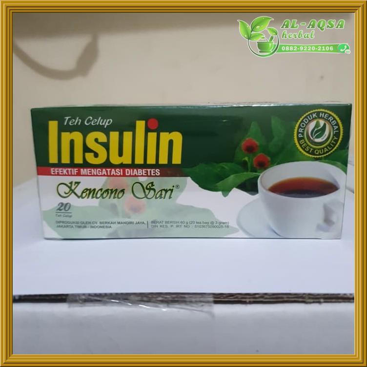 

Teh Celup Insulin - Obat Diabet Herbal Insulin 20celup