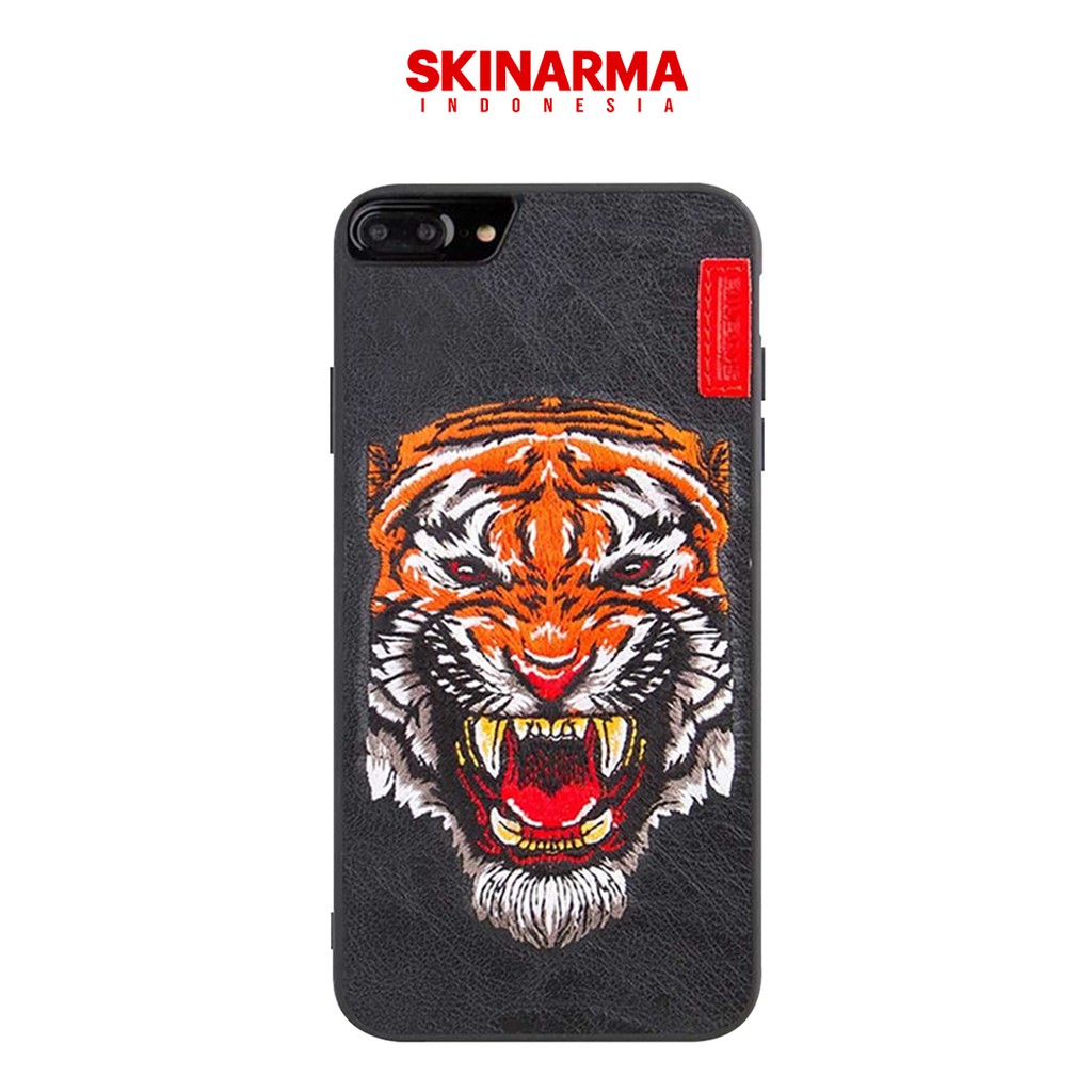Skinarma Siberia - Hypebeast Leather Embroidery Case Casing Bordir Kulit iPhone 6+ / 7 plus / 8 plus