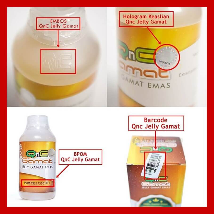 Obat Sakit Perut Bagian Atas / Nyeri Ulu Hati / Sakit Perut Melilit - QnC Jelly Gamat-1